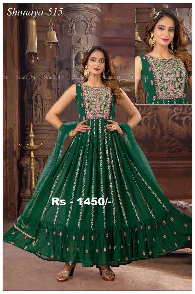 Green Fancy Party Wear Collection